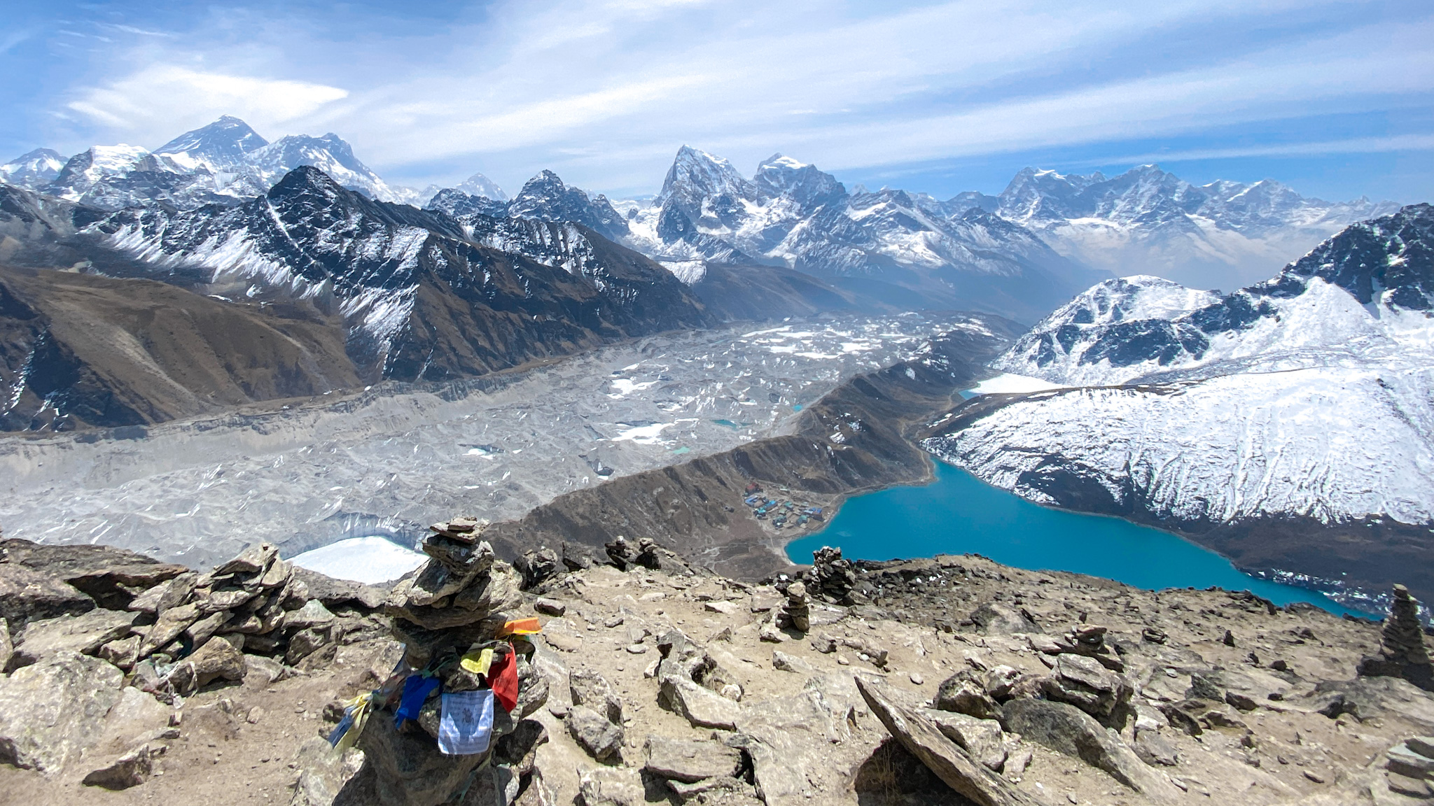 View from Gokyo lake